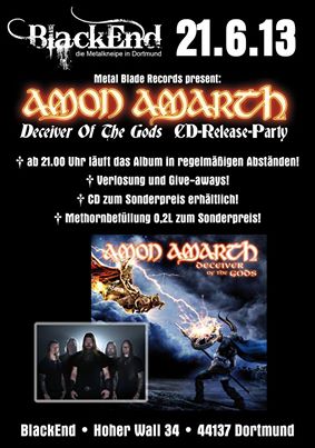 AMON AMARTH flyer NEWS 2013